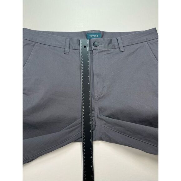 TAYLRD Tech Chino Pant Taylrd Fit Size 36 X 30 Blackened Pearl Grey Golf Work - Picture 6 of 8